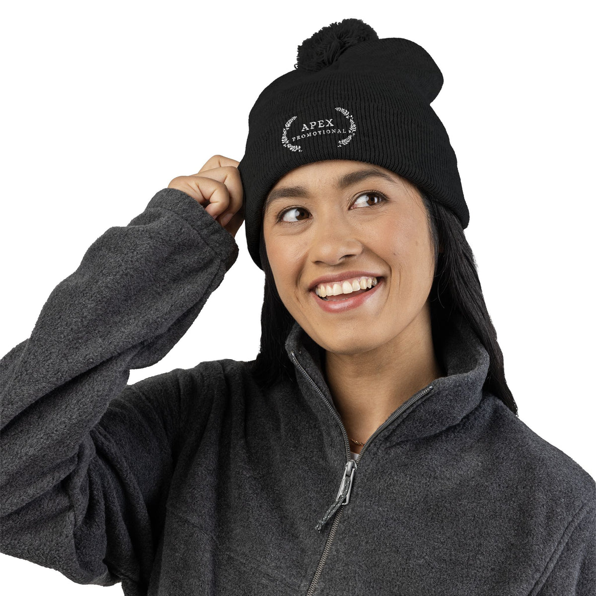 Embroidered Knit Cap
