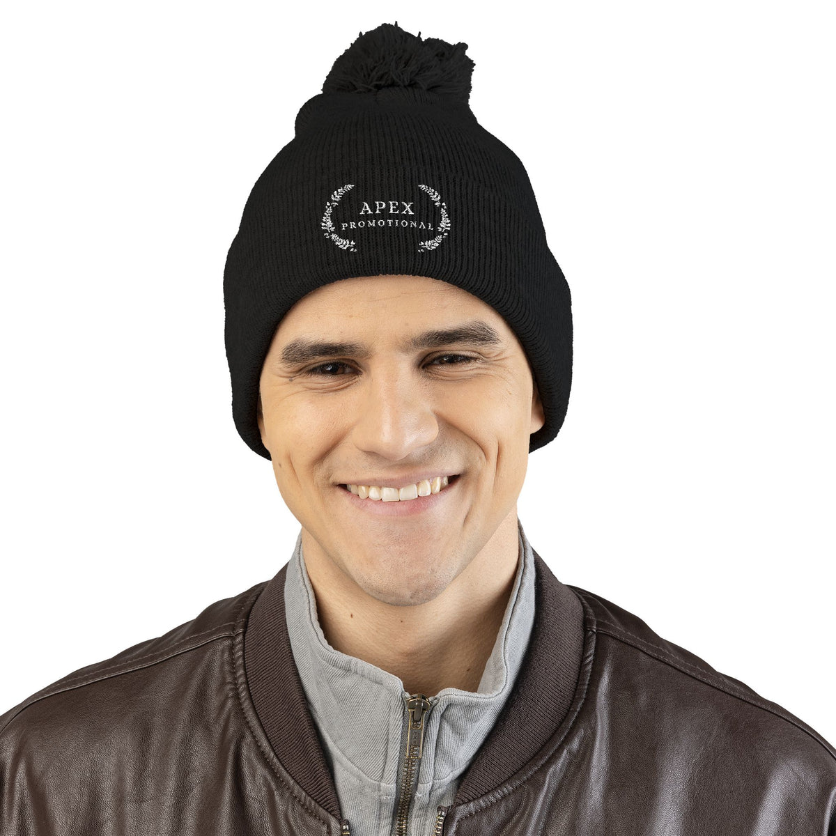 Embroidered Knit Cap