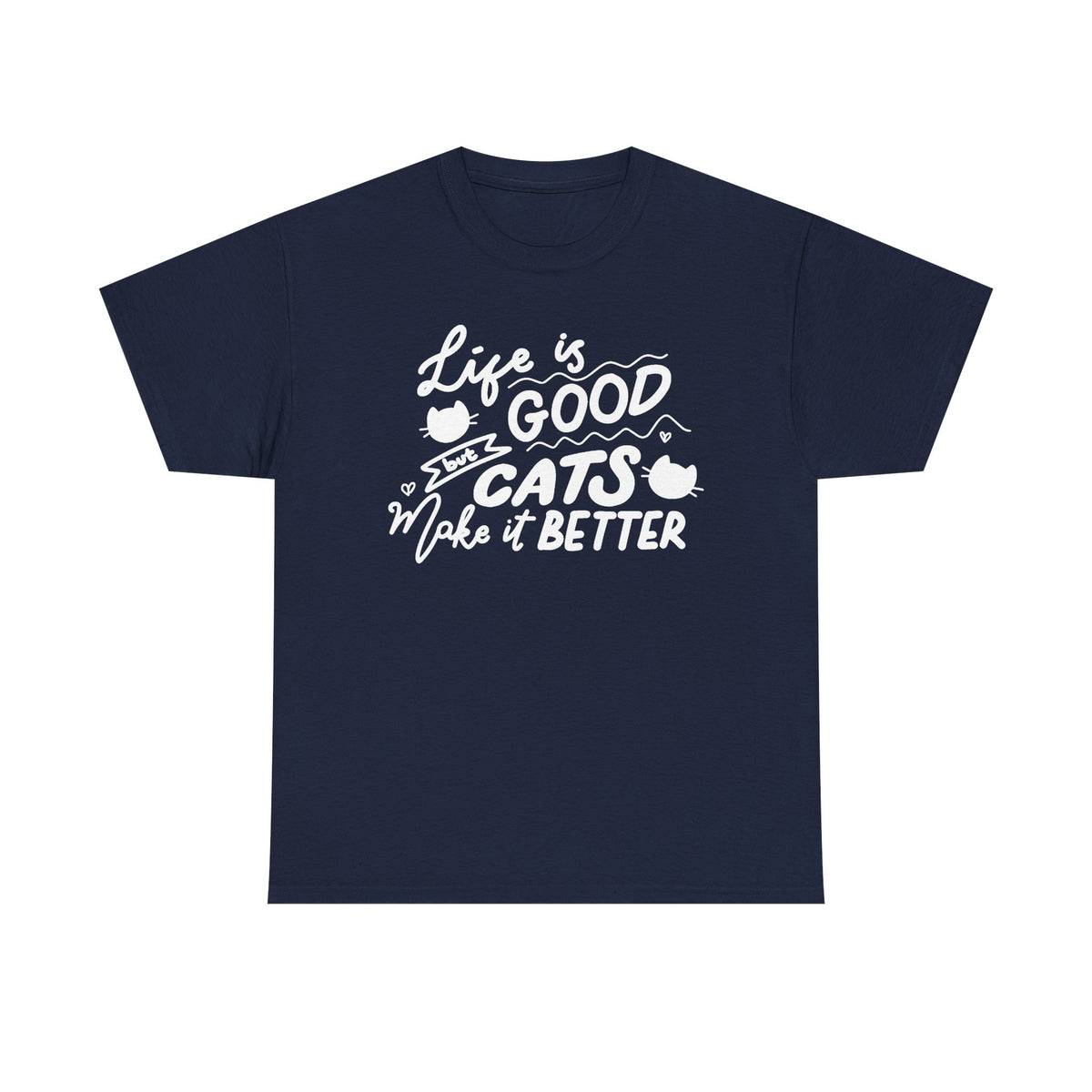 Better With Cats - Classic T-shirt